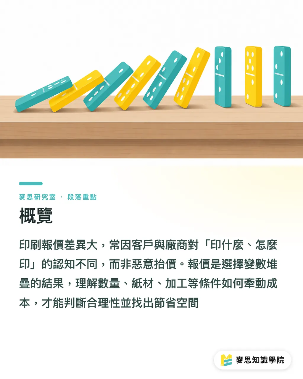 概覽|印刷報價怎麼算?看懂這 8 個變數,少花冤枉錢 段落重點